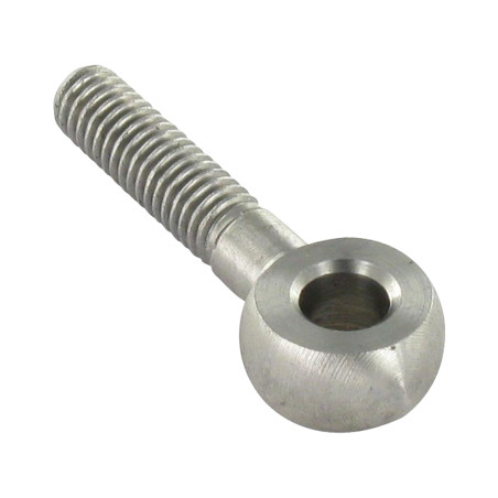 1 x Metalen schroeven to oog M12X80 oog 12 A4 RVS