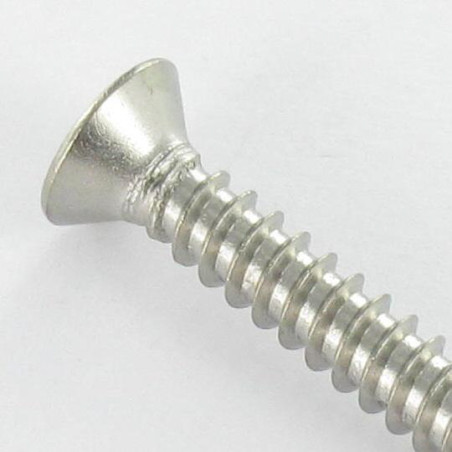 1 x Metaalplaatschroef Onbreekbaar gefreesde kop SNAKE EYES 3,5X19 RVS A2
