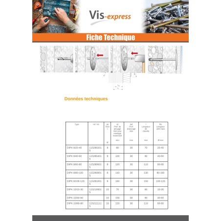 1 x Fischer ISOLEREND DIPK 8/40-60 2 stuks