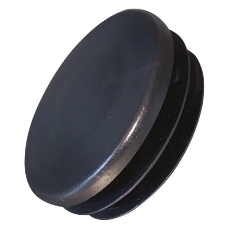 1 x Ronde buisplug diameter buitenkant 75 binnen 68-73 zwart polyethyleen