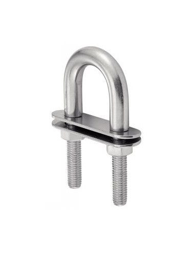 1 x Kabelklem U-vormig met dubbel PLAQUETTES A4...