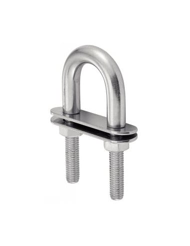1 x Kabelklem U-vormig met dubbel PLAQUETTES A4...