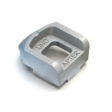 1 x PAD LINDAPTER Type to lange M10 hoge corrosiebestendigheid Thermisch verzinkt staal