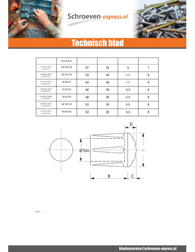 1 x Ronde gevulkaniseerde rubberen bit wit voor...