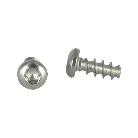 1 x PVC-schroeven bolvormige kopschroef 5X14 TORX T20 RVS A2 kopdiameter 9.5