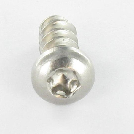 1 x PVC-schroeven bolvormige kopschroef 5X14 TORX T20 RVS A2 kopdiameter 9.5