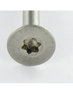 Agglo houtschroeven RVS A2 gefreesde kop 4X55 bedraad op... 2