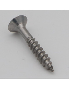 Agglo houtschroeven RVS A2 gefreesde kop 6X40 bedraad op... 2