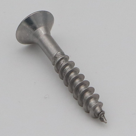 1 x Agglo houtschroeven RVS A2 gefreesde kop 6X40 bedraad op 24 TORX T25