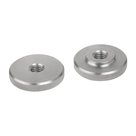 1 x Moer MOLETTEN laag type M5 RVS A1