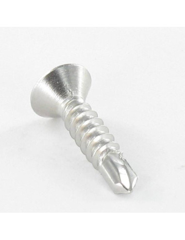 1 x Zelfborende schroef RVS A2 gefreesde kop...