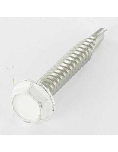 1 x Zelfborende schroef zeskantkop TH 6.3X40...