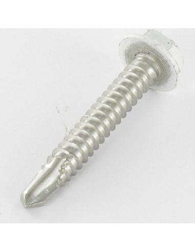 1 x Zelfborende schroef zeskantkop TH 6.3X40...