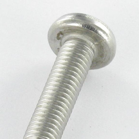 1 x Metalen schroeven Onbreekbaar cilindrische kop SLANG OOG M4X12 RVS A2 EMBT8