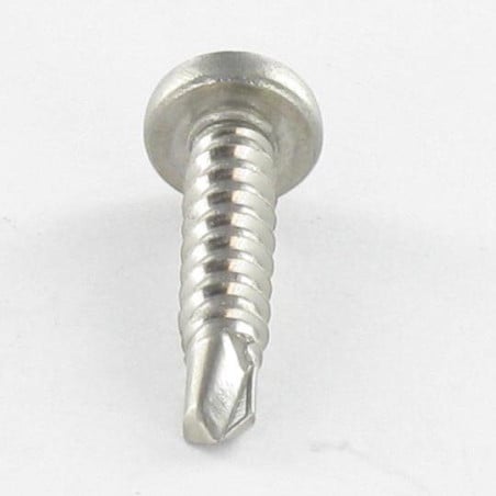 1 x Zelfborende schroef bol cilinderkop TORX T25 4.8X19 RVS A2