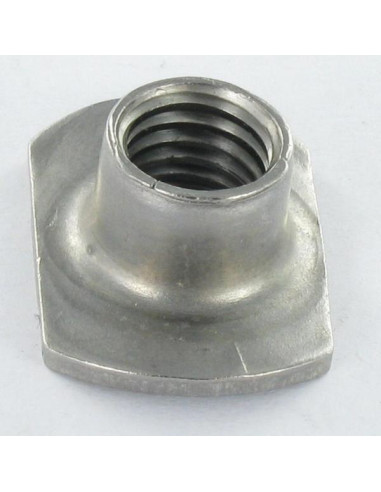 1 x Moer cilindrisch om te lassen M8 26X18 hoog...