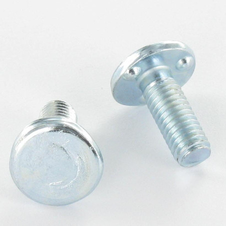 1 x Schroeven om te lassen M6X25 3 NICOTS Wit verzinkt staal