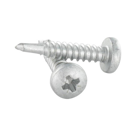 1 x Zelfborende schroef cilindrische kop Pozi 4.8X25 RVS AISI 410