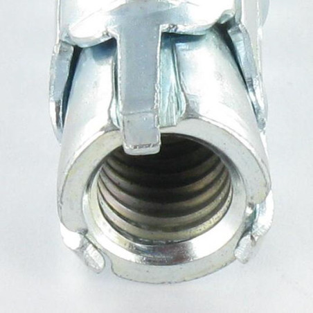1 x Plug METAAL FM-MP3 12X50 M8 Wit verzinkt staal