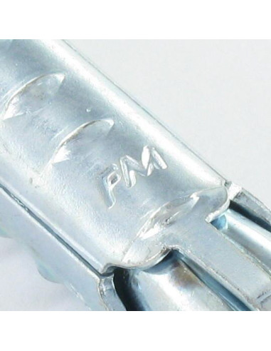 1 x Plug METAAL FM-MP3 12X50 M8 Wit verzinkt staal