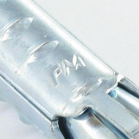 1 x Plug METAAL FM-MP3 12X50 M8 Wit verzinkt staal