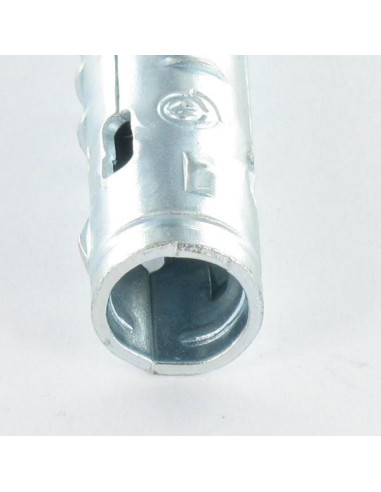 1 x Plug METAAL FM-MP3 12X50 M8 Wit verzinkt staal