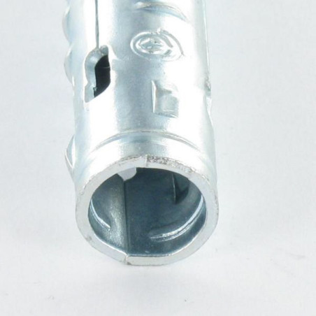 1 x Plug METAAL FM-MP3 12X50 M8 Wit verzinkt staal