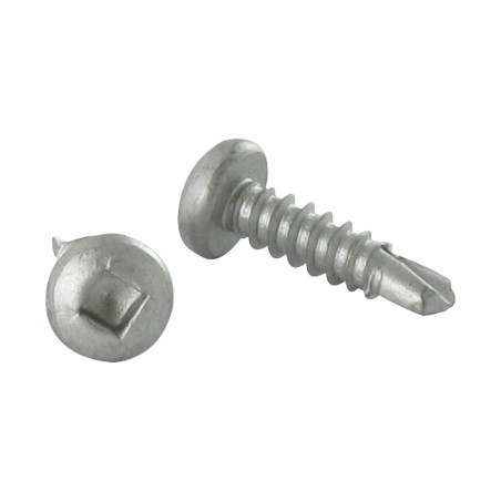 1 x Zelfborende schroef cilindrische kop vierkant 4.2X16 RVS AISI 410