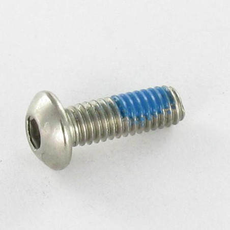 1 x Metalen schroeven RVS A2 Zeshoekig hol M4X12 sleutel van 2.5 volledige draad Remdraad Tuflok 180