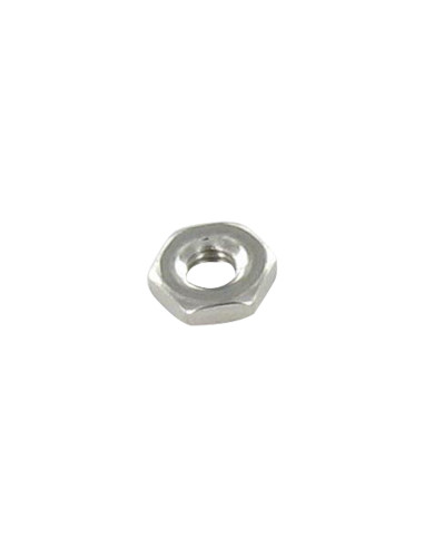 1 x Lage zeskantmoer hm/tegenmoer M4 dikte 2...