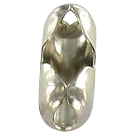 1 x Aansluiting Messing chroom voor Ketting van 2.5