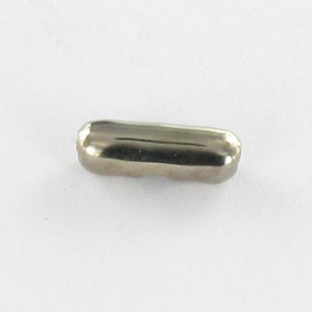 1 x Aansluiting Messing chroom voor Ketting van 2.5