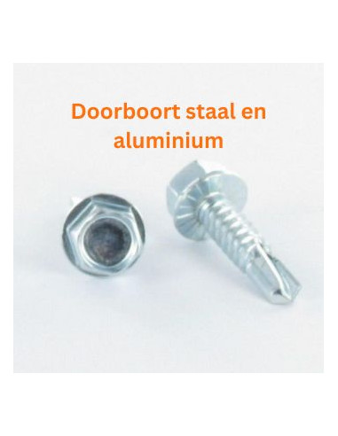 1 x Zelfborende schroef zeskantkop TH 4.8X25...
