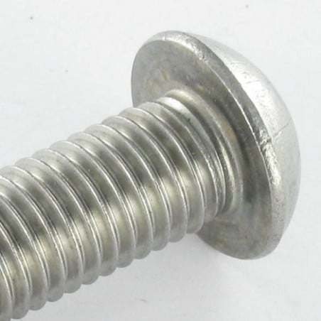 1 x Metalen schroeven RVS A2 Zeshoekig hol M6X12 volledige draad sleutel van 4