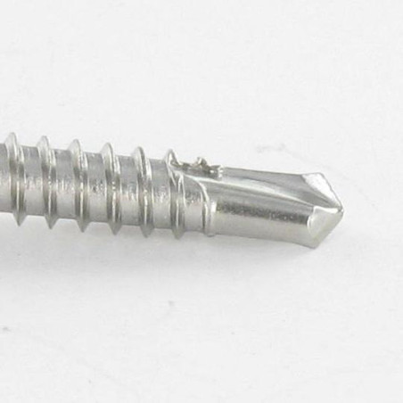 1 x Zelfborende schroef cilindrische kop Phillips vierkant 4.8X25 SQ2+PH2 RVS A2