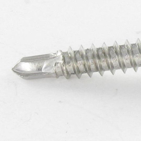 1 x Zelfborende schroef zeskantkop TH 4.8X50 RVS A2