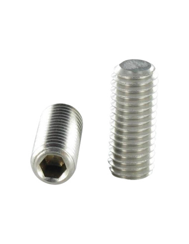 1 x Metalen schroeven RVS A2 zonder kop...