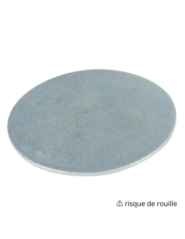 1 x Ring/schijf zonder gat 25X3 Ruw staal