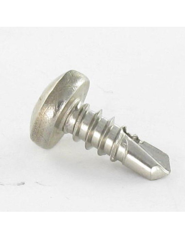 1 x Zelfborende schroef RVS A2 bol cilinderkop...