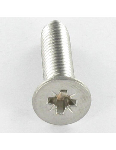 1 x Zelftappende schroef RVS A2 gefreesde kop...