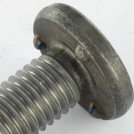 1 x Schroeven om te lassen M6X50 3 NICOTS Wit verzinkt staal