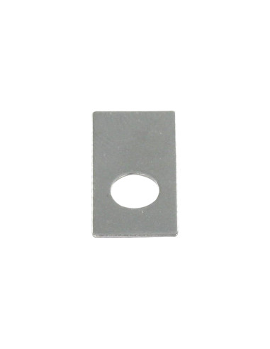 1 x Rem D Moer retangular van diameter M5 RVS A2