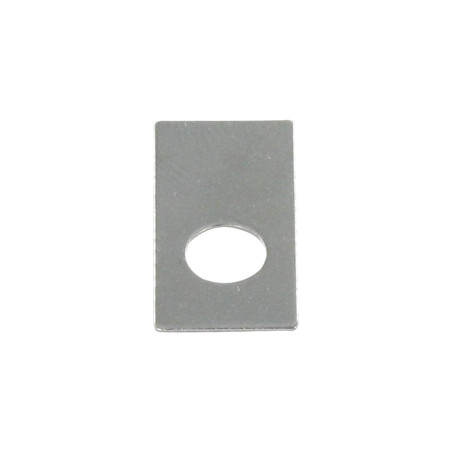 1 x Rem D Moer retangular van diameter M5 RVS A2