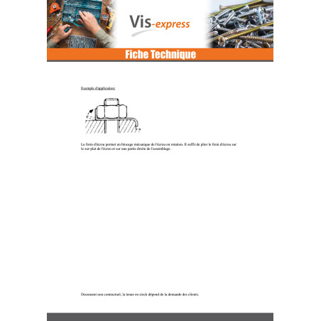 1 x Rem D Moer retangular van diameter M5 RVS A2