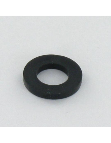 1 x Sluitring plat zwart nylon 8.2X20X4
