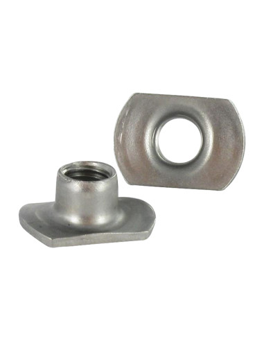 1 x Moer cilindrisch om te lassen M10 26X18...