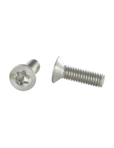 Metalen schroeven gefreesde kop TORX T30 M6X25 A4 RVS