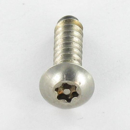 1 x Metaalplaatschroef Onbreekbaar RVS A2 cilindrische kop TORX T15 met pen 4.2X16
