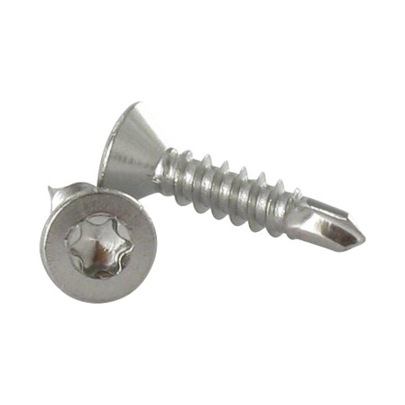 1 x Zelfborende schroef RVS A2 gefreesde kop 5,5X70 TORX T25