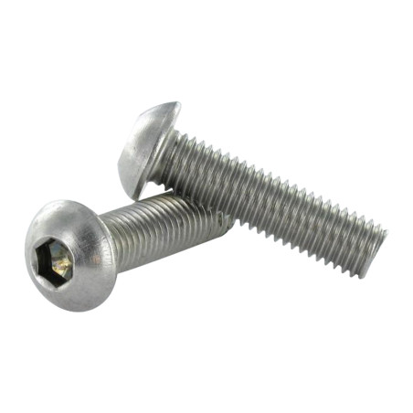 1 x Metalen schroeven RVS A2 Zeshoekig hol M3X12 volledige draad sleutel van 2 microschroeven